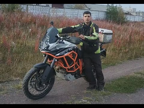 Видео: Обзор KTM 1190 Adventure 2013 года,с пробегом 76000 км.