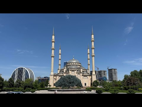 Видео: Grozny, Chechnya - Грозный - Walking Tour - Driving Tour - PART 2