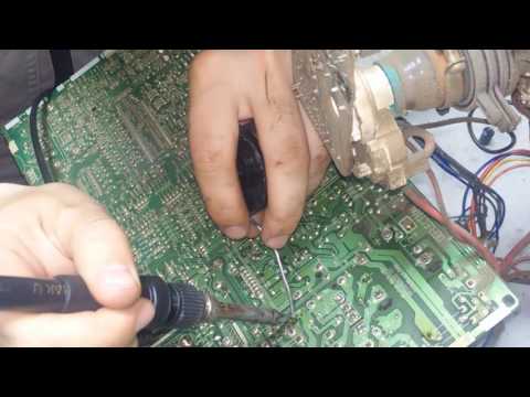 Видео: телевизор LG cf-21d70 Шасси MC-64A отключается(сам переходит в дежурный режим)