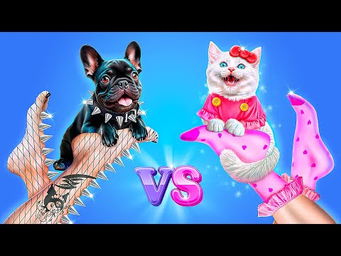 Видео: Хорошая мама vs плохая мама! Лайфхаки для владельцев домашних животных!