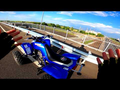 Видео: Прохват по Пензе до Московской на Yamaha Raptor 660R! | Прохват на квадроцикле по городу!