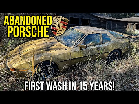Видео: Первая мойка за 15 лет: ЗАБРОШЕННЫЙ сарай Найдите Porsche | Реставрация детейлинга автомобилей
