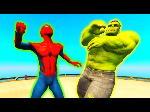 Видео: Человек-паук против Халка #Человек-паук #Халк #Битвасупергероев #ЭпическаяБитва