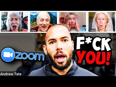 Видео: Эндрю Тейт ЯДЕРНО настроен на занятия по феминистскому движению Карен в Zoom!
