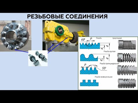 Видео: Детали машин. Лекция 5.3.  Резьбовые соединения