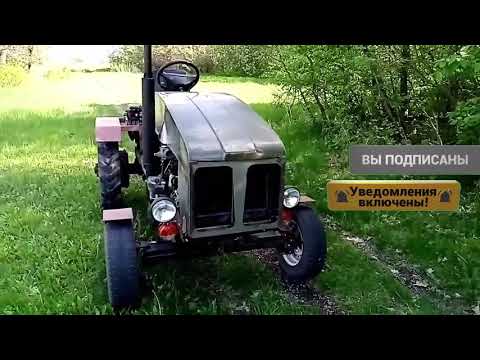 Видео: Самодельный трактор с двигателем Мерседес