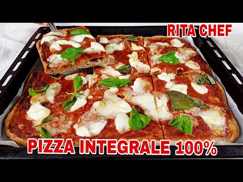 Видео: ЦЕЛЬНОЗЕРНОВАЯ ПИЦЦА МАРГЕРИТА🍕РИТА ШЕФ | WHOLE WHEAT PIZZA MARGHERITA.