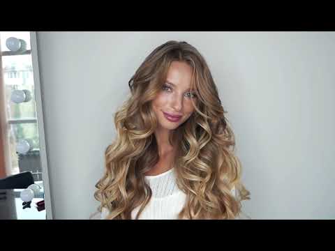 Видео: Объёмные локоны на плойку 😍 Очень длинные волосы!