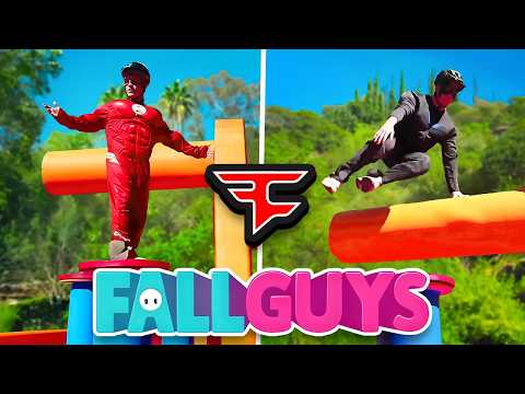 Видео: FaZe играет с Fall Guys в реальной жизни!