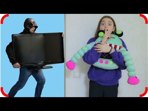 Видео: Пропал ТЕЛЕВИЗОР!!! Кто то пробрался в наш дом!