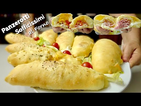 Видео: Panzerotti Запеченный пушистым с соленым тестом