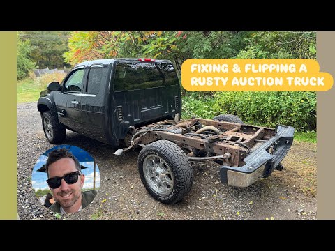 Видео: РЕМОНТ И ПЕРЕВОРАЧИВАНИЕ РЖАВЧИНЫ АУКЦИОННОГО ГРУЗОВИКА
