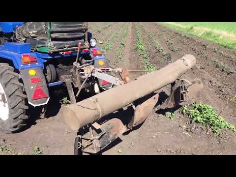 Видео: Підгортачі до мототрактора, підгортаєм картоплю мототрактором форте