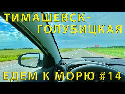 Видео: Едем на ЮГ #14 (2023) Дорога от Тимашевска до станицы Голубицкая. Заселение.