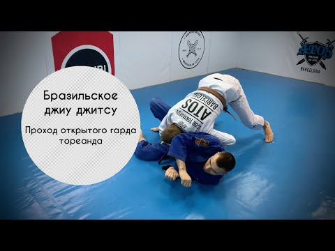 Видео: Проход открытого гарда Тореанда. Бразильское джиу джитсу