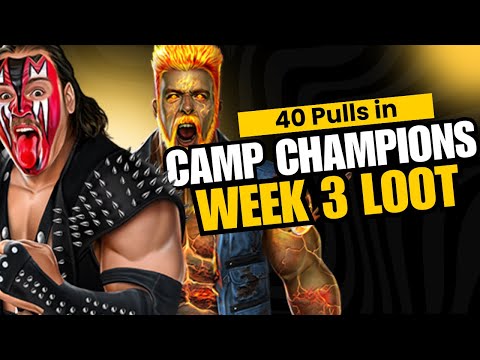 Видео: 40 рывков в лагере чемпионов, 3-я неделя, Loot-WWE Champions