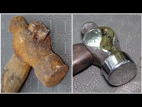 Видео: Я восстановил старый кузнечный молот! Апсайклинг 👍