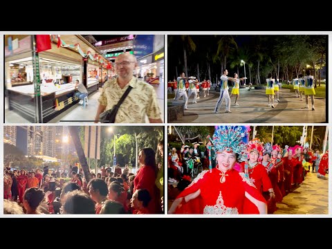 Видео: #16 Пешеходная улица в Санье, рынок, пробуем новую еду. Вечерняя жизнь на набережной Саньи. Хайнань