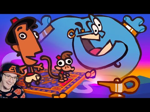 Видео: АЛАДИН ► НАСТОЯЩАЯ ВЕРСИЯ ( The Ultimate ''Aladdin'' Recap Cartoon ) | Реакция