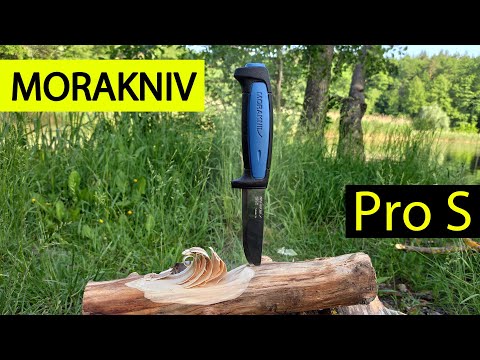 Видео: Нож Morakniv Pro S Первые впечатления от использования. Нержавеющая сталь