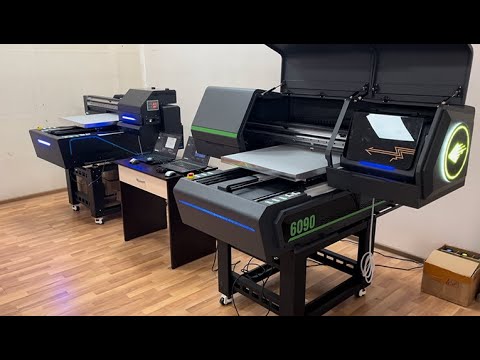 Видео: Сравнение печатающих головок Epson xp600 и Epson i1600 по качеству и скорости на УФ принтерах 6090