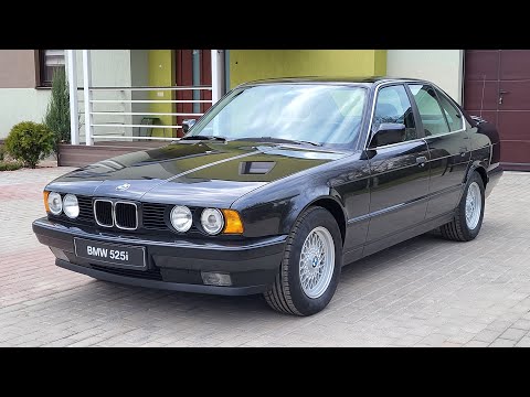 Видео: #BMW, #525i, #E34, 1989 год выпуска, пробег  5889 км. #олдтаймер, #terminal60