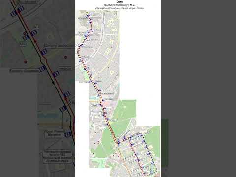 Видео: Информатор троллейбусного маршрута №37.