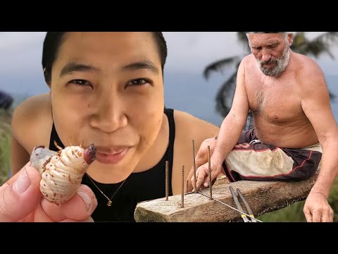 Видео: Разводим личинок на участке | Батя вяжет арматуру | Жизнь с филиппинкой в деревне