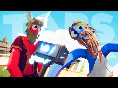 Видео: ТОР vs. ЗЕВС - БИТВА БОГОВ! ► TABS |64| Totally Accurate Battle Simulator ТАБС