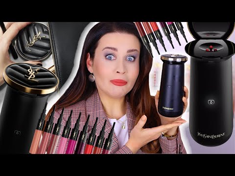 Видео: ПОМАДНАЯ МАШИНА Yves Saint Laurent | Принтер для помад YSL ROUGE SUR MESURE ОБЗОР