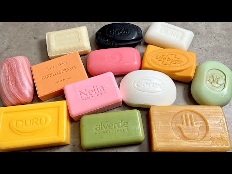 Видео: ASMR SOAP 💛 РЕЗКА МЫЛА АСМР