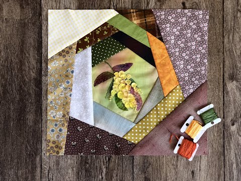 Видео: #diy#crazy quilt# ШЬЕМ КРЕЙЗИ ПО БУМАГЕ