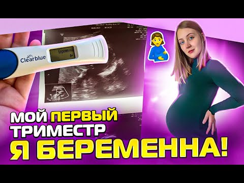 Видео: БЕРЕМЕННОСТЬ: 1 ТРИМЕСТР🤰🏼Реакция, Токсикоз, Тонус