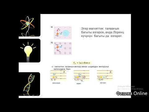 Видео: 11.Сабак-3. Лоренц күчү.