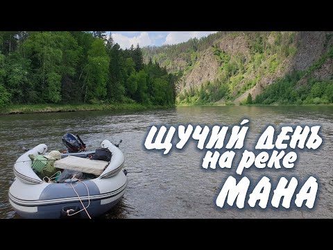 Видео: Удачная рыбалка на таёжной реке Мана. Щука на спиннинг.