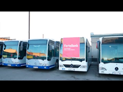 Видео: 1 млрд. тенге на закуп автобусов в Семее.