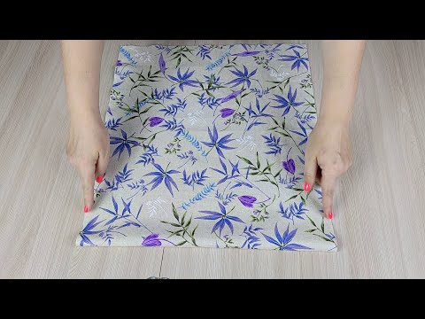 Видео: Самый простой способ сшить тканевую сумку для покупок.