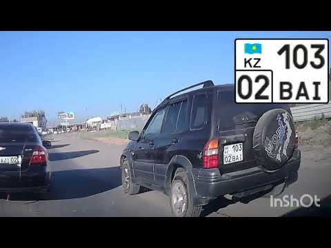 Видео: 26.08.2025 с.Бесагаш Алатауская трасса, Движение по обочине ст.596 ч.1./Suzuki G. ГРНЗ 103BAI02