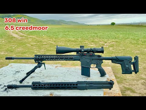 Видео: Карабин STM, с двумя стволами. 308 win и 6,5 creedmoor.