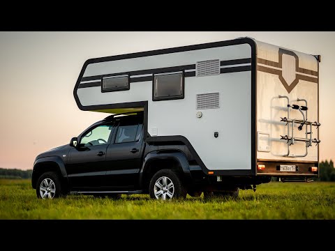 Видео: Жилой модуль от ИРИС в пикап для выставки в Германии.