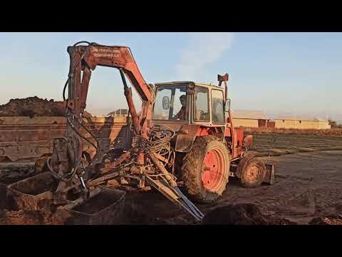 Видео: ЮМЗ грейфер роу6 МТЗ 82