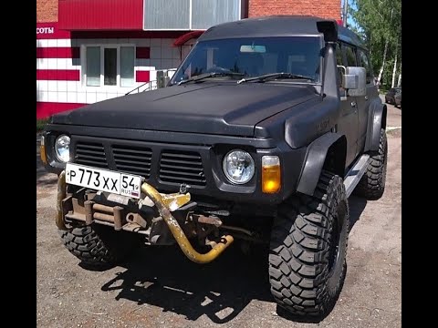 Видео: Nissan Safari Y60 ставим расширители колесных арок и шноркель