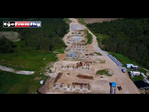 Видео: (14.06.2025) Строеж "АМ Хемус" Участък 2.1 от път III-307 до п.в. Угърчин (12.2 км.) #eyefromsky