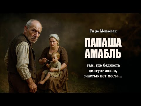 Видео: Ги де Мопассан. Папаша Амабль. Как страх бедности меняет людей