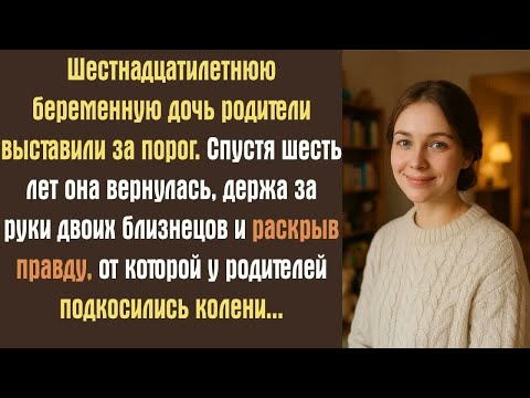 Видео: Шестнадцатилетнюю беременную дочь родители выставили за порог. Спустя шесть лет она вернулась, держа
