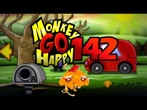Видео: Игра "Счастливая Обезьянка 142" (Monkey GO Happy 142) - прохождение