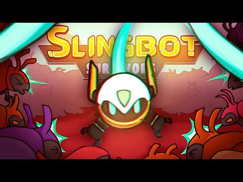 Видео: Вампайр-лайк с передвижением на хуке по локациям // Slingbot Survivors