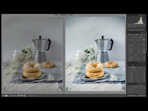 Видео: Обработка фуд фото в lightroom #ЭД_raw 07