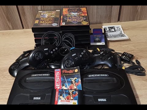 Видео: Распаковка [Unboxing 18] консолей Sega Genesis, аксессуаров и лота игр