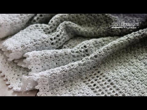 Видео: Схема вязания крючком шали Лонг-Айленд